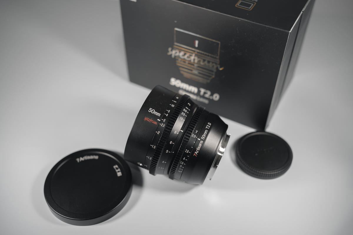 新品未使用】7artisans 50mm T2.0 ビジョンシネレンズ フルフレーム