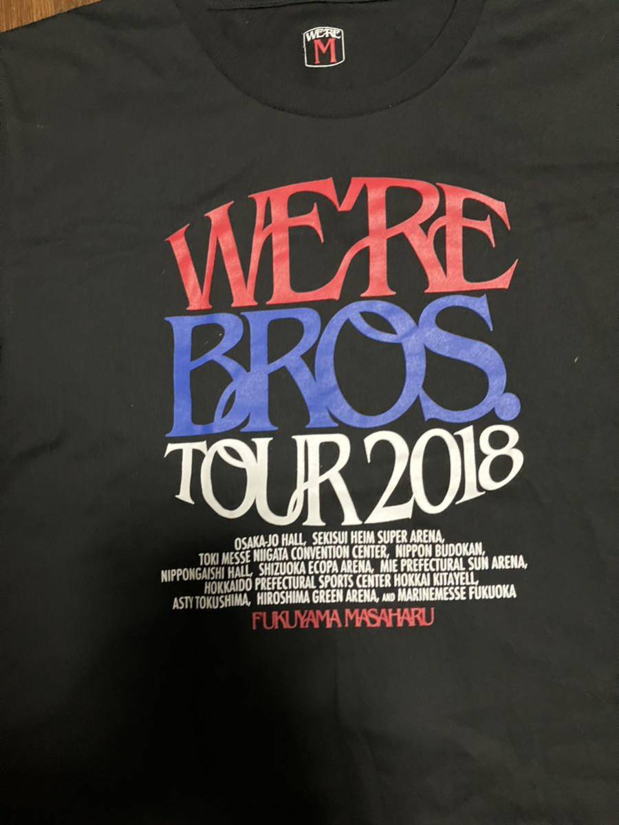 WERE BROS TOUR 2018 福山雅治 半袖Tシャツ Mサイズの画像3