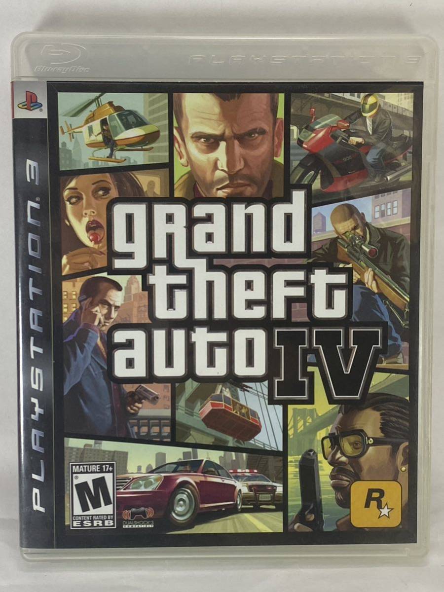 PS3 ソフト Grand Theft Auto IV ( 4 ) 北米版 輸入版 GTA GTA4