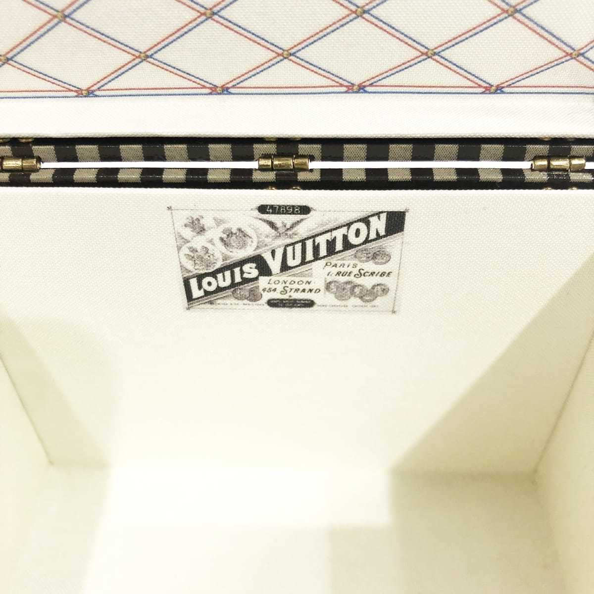 【中古】 LOUIS VUITTON ルイ・ヴィトン 置物 ダミエ マルシャポー トランクオブジェ ペーパーウエイト 23000945 YM_画像10