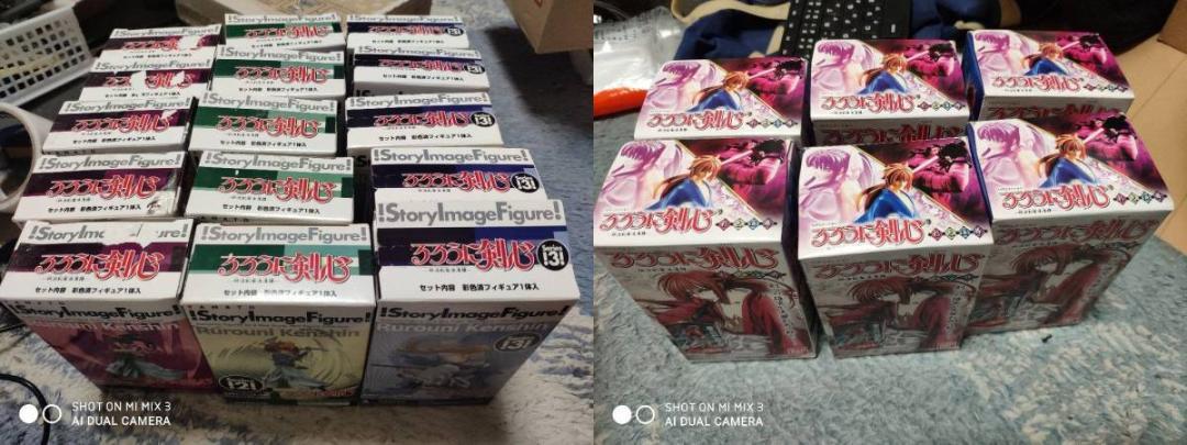 コレクションに!【値下送料無料】希少 全21個 内袋未開封 るろうに剣心 ストーリーイメージフィギュア 彩色演舞
