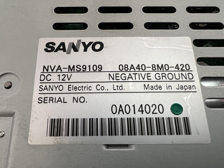 SANYO ホンダ純正カーナビ Gathers NVA-MS9109 ※ノーチェック_画像5