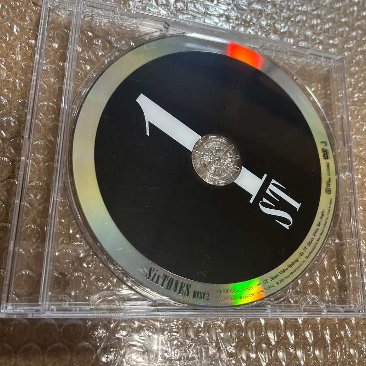 「SixTONES 1ST（初回盤A/原石盤）」 ST  メイキング　ソロアングル　DVD ST -Music Video-