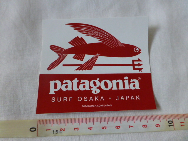 patagonia SURF OSAKA ・JAPAN フライングフィッシュ ステッカー surf osaka サーフ大阪 パタゴニア PATAGONIA patagonia_画像3