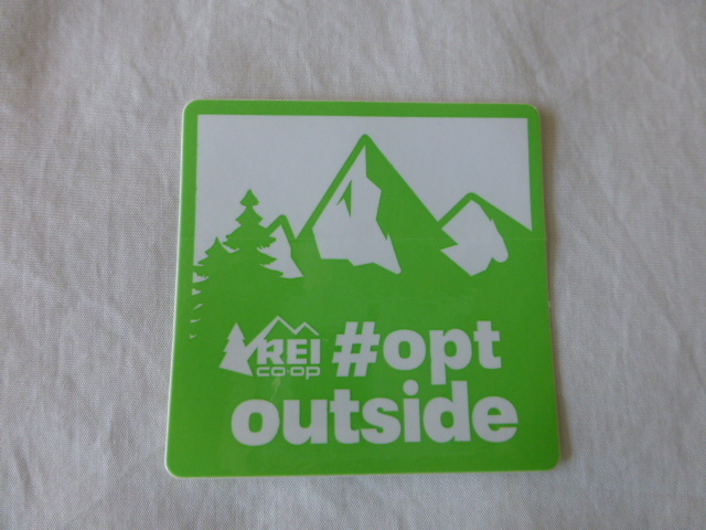 REI co・op アールイーアイ ステッカー アールイーアイ #OptOutside アールイーアイ REI co・op rei REI co・op_画像1