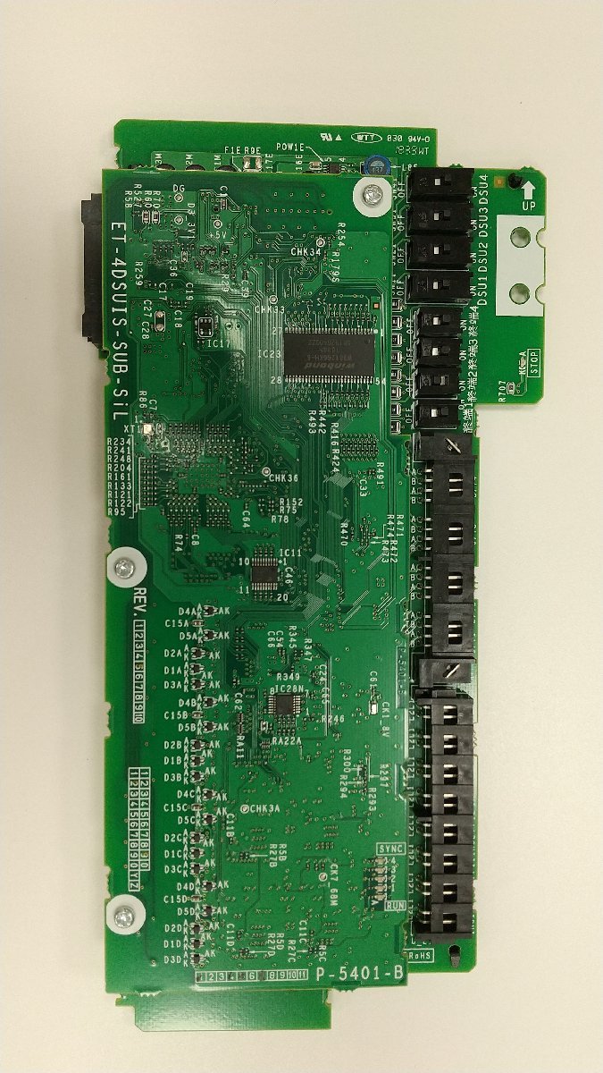 新しい到着 【ET-4DSUIS-SIL】日立 4回線ISDN局線インターフェース