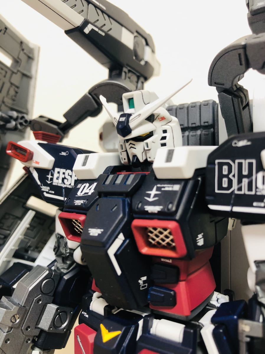 MG フルアーマーガンダム ウエポン&アーマーハンガーセット 塗装