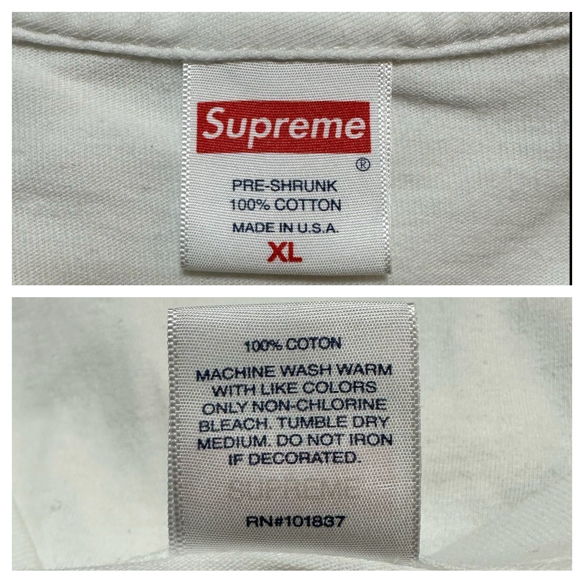 XL Supreme Box Logo L/S Tee White XLarge 20FW シュプリーム XL Supreme Box Logo L/S Tee White XLarge 20FW シュプリーム