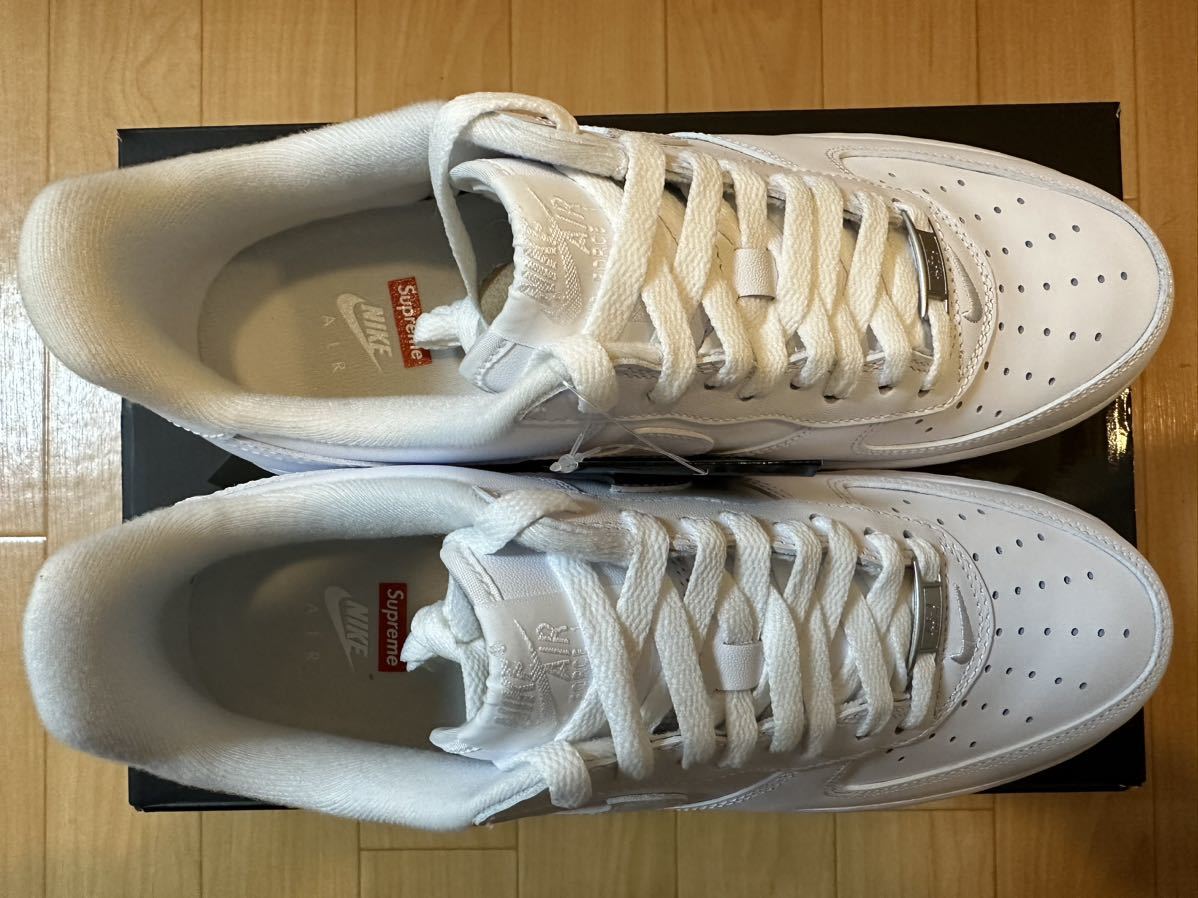 27.5cm Supreme Nike Air Force 1 Low SP White シュプリーム ナイキ エア フォース 1 エアフォース1 ロー ホワイト 白 スニーカー_画像6