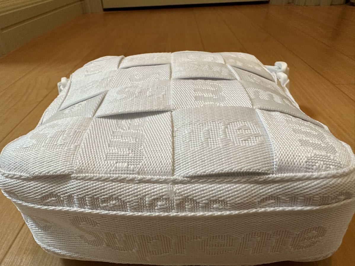 Supreme Woven Shoulder Bag White 23SS シュプリーム ウーブン Supreme Woven Shoulder Bag White 23SS シュプリーム ウーブン