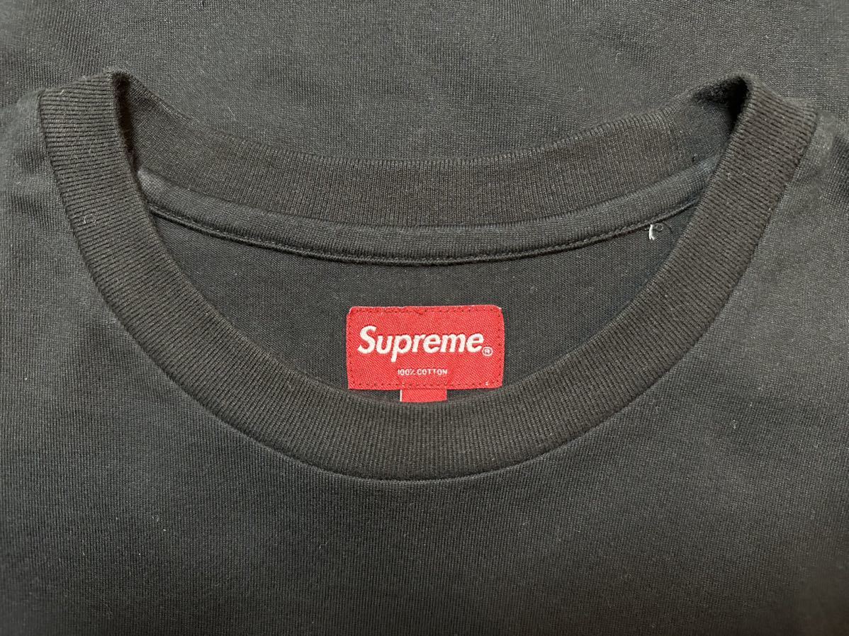 L Supreme Small Box Logo Tee 22SS Black Large シュプリーム スモール ボックスロゴ ボックス ロゴ Tシャツ 半袖 ブラック 黒 中古