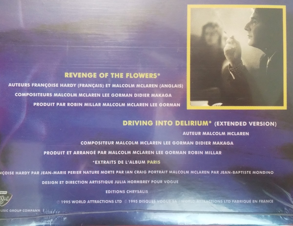 MALCOLM MCLAREN произведение новый товар нераспечатанный FRANCOISE HARDY/Revenge Of The Flowers/ franc sowa-z*a Rudy . запись CDS бумага jacket French поп-музыка 