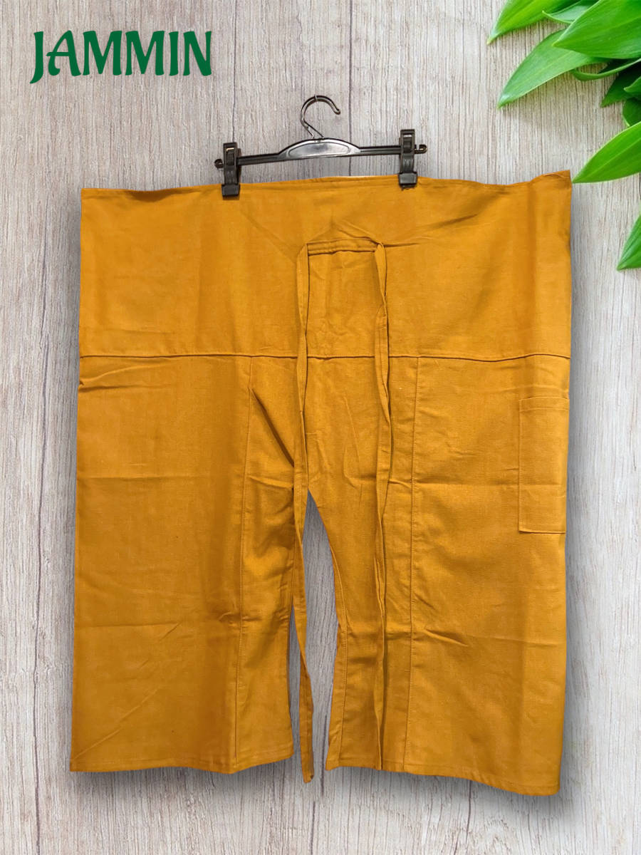  Thai pants * mustard * 7 minute height * Asian * ethnic 