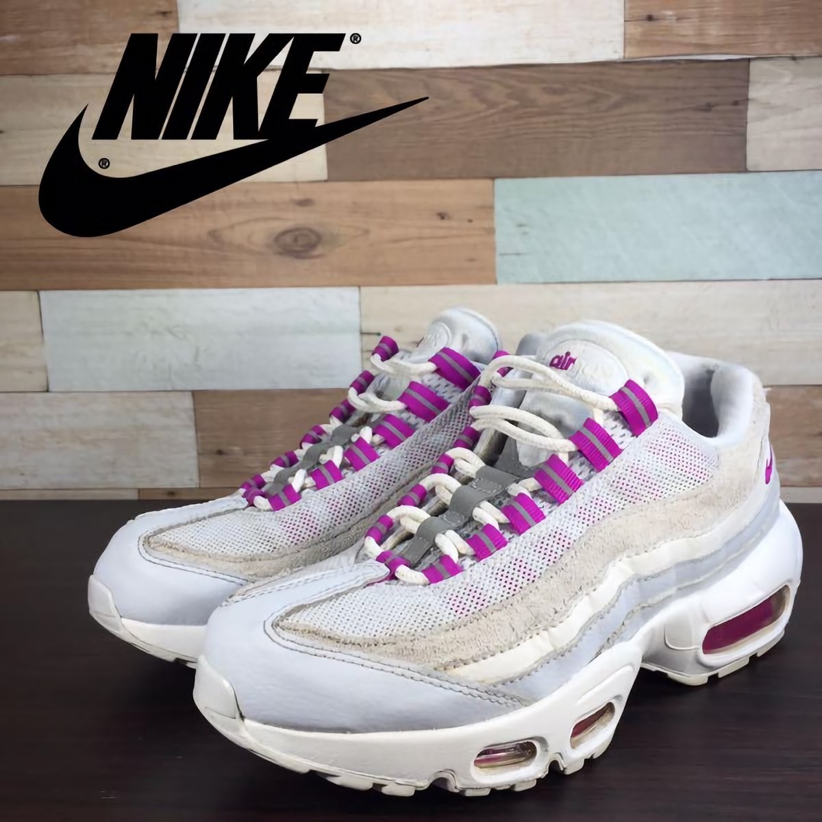 NIKE AIR MAX 95 ナイキ エアー マックス 95ホワイト パープル 白 紫