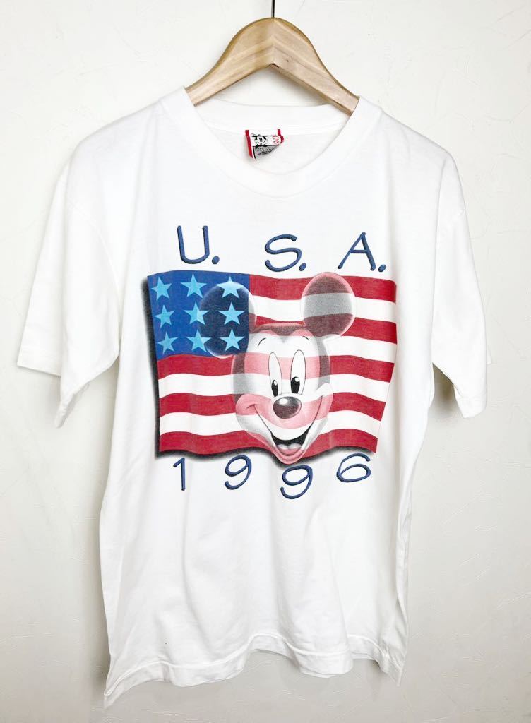 福袋 90s' ヴィンテージ 1996 MADE IN USA ミッキーマウス tシャツM