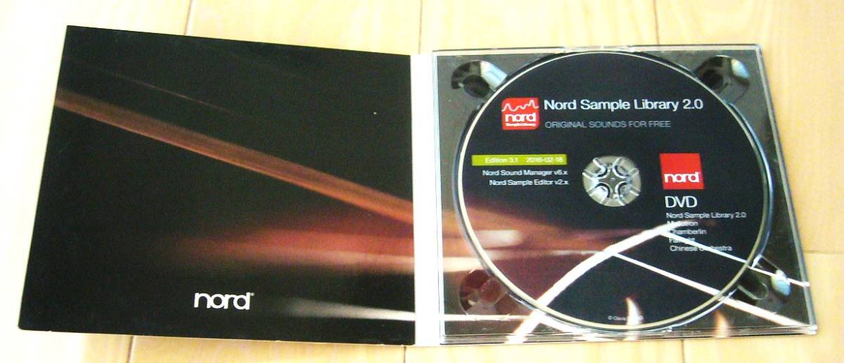 DVD Nord Sample Library 2.0 ORIGINAL SOUNDS Nord electro 5D サンプル ライブラリー Nord Sound Manager Editor_画像3