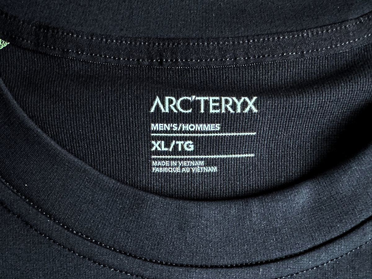 [ внутренний стандартный новый товар ]ARC\'TERYX SYSTEM_A COPAL LS SLEEVE TEE Black XL Arc'teryx система e-ko Pal длинный рукав футболка 