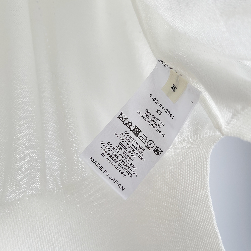 CYCLASsi Class * volume sleeve sia- cardigan XS cotton nylon white regular price 64,900 jpy beautiful goods as good as new 