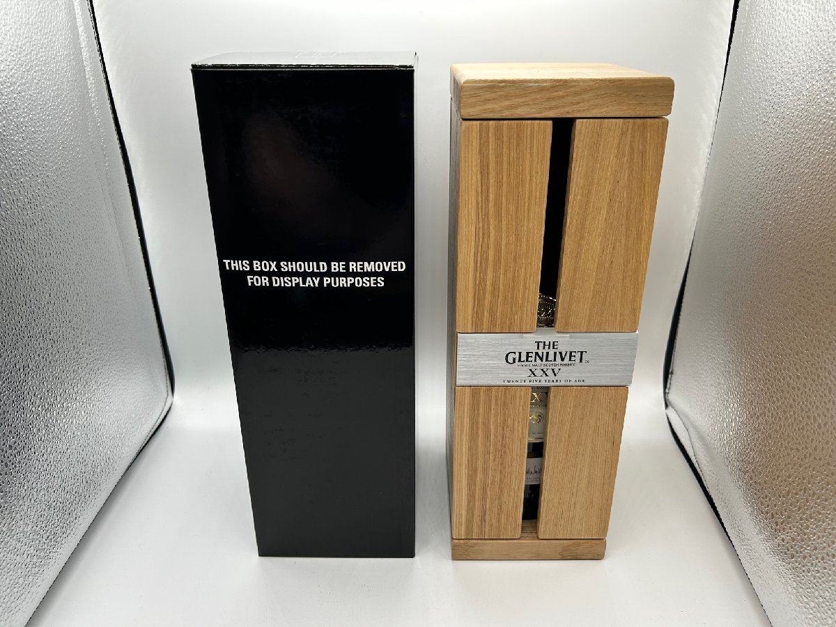 訳あり 1円スタート【正規輸入品】 ザ グレンリベット 25年 700ml 43