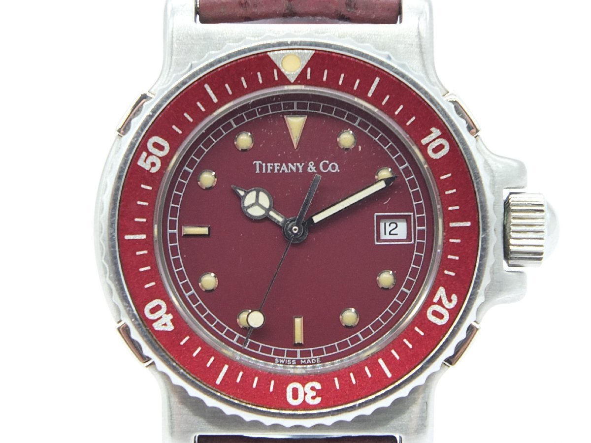 z21163】TIFFANY&Co. ティファニー L0710 ダイバーウォッチ デイト