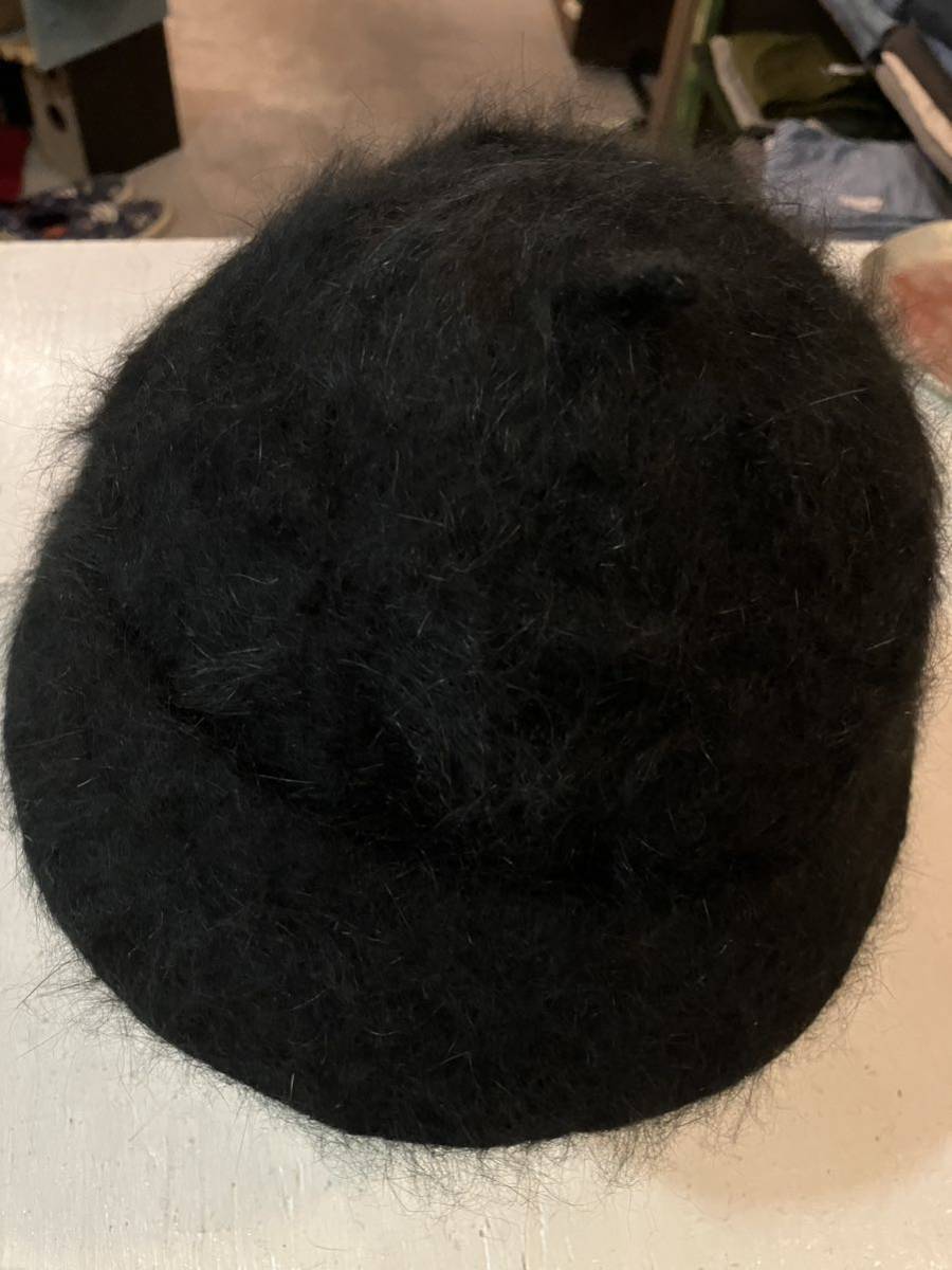 70's 80's 90's Euro old vintage real fur hat black ユーロ オールド ビンテージ リアル ファーハット ブラック 帽子 毛皮 黒 海外古着_画像6