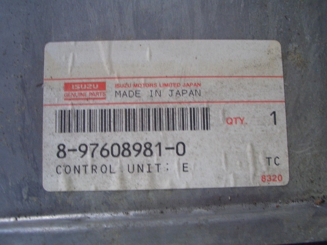 Isuzu Forward PB 6HL1 original engine computer -ECU 24V Isuzu Forward PB 6HL1 original engine computer -ECU 24V