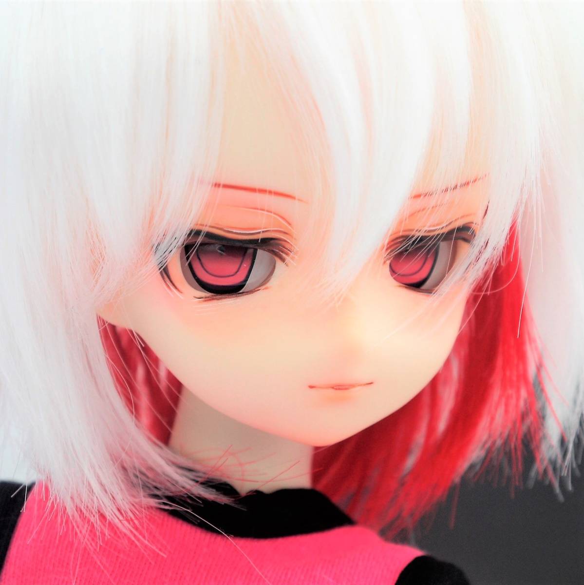 ine*カスタムヘッド:オビツ50-04まふゆヘッド+アイ+ウィッグ【ソフビ