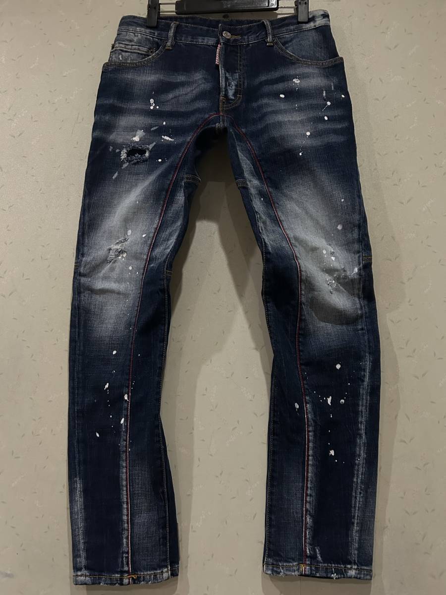 人気デザイナー ※DSQUARED ディースクエアード Skater jean S74LB0764