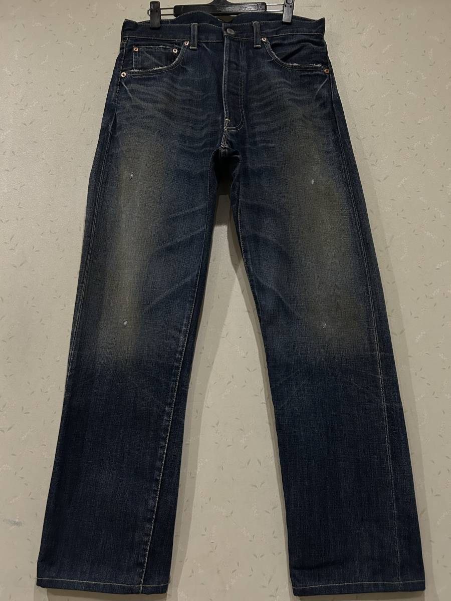 ※LEVI'S リーバイス 501XX 501 ダブルネーム LVC 66501 セルビッチ Big-E デニムパンツ 日本製 インディゴ 34 BJBC.F_画像2