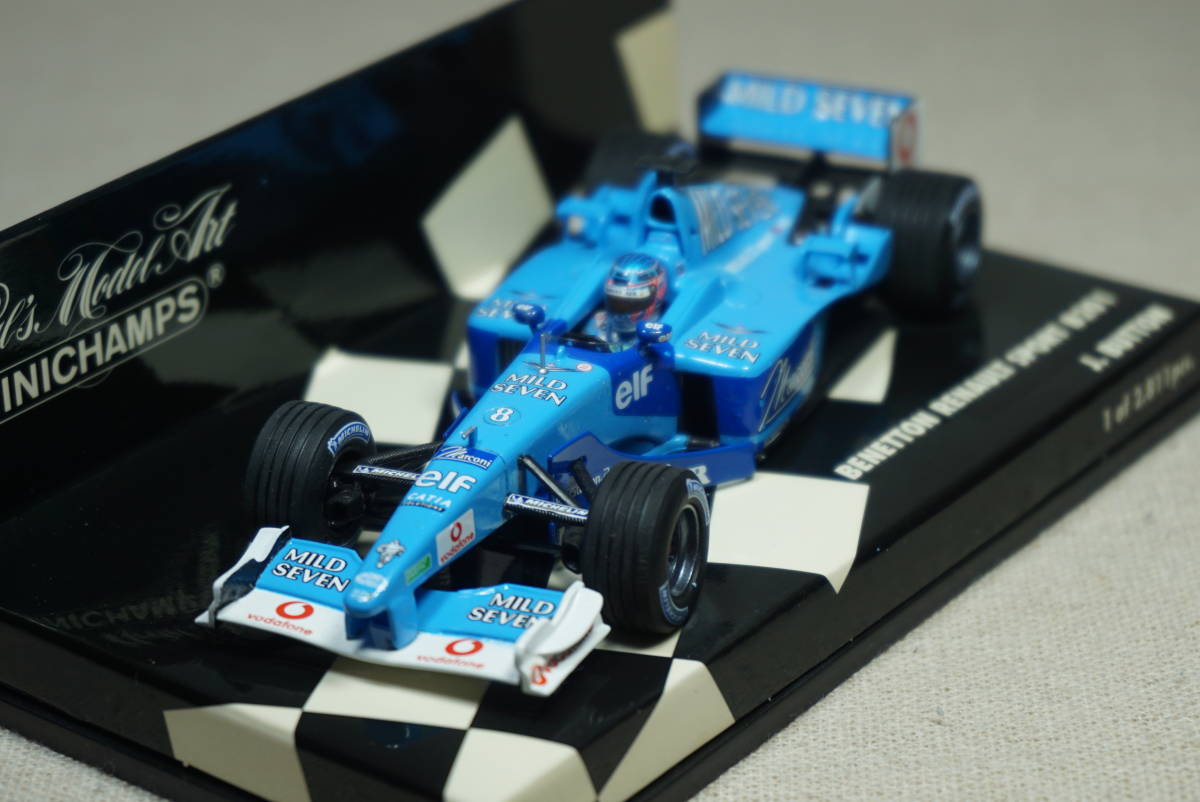 限​定​販​売​】 1/43 タバコカスタム品 バトン MINICHAMPS BENETTON