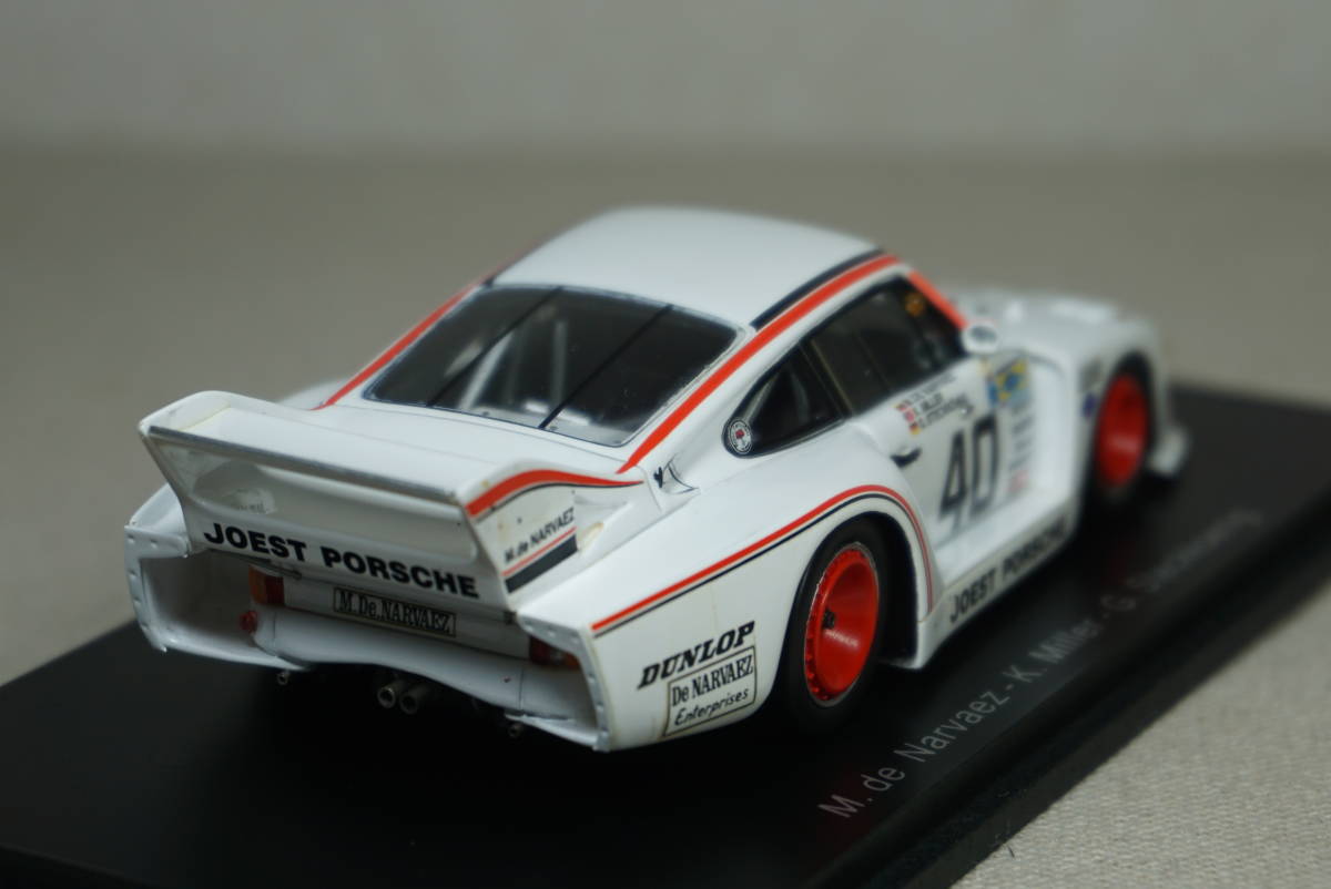 1/43 ヨースト ルマン spark Porsche 935J #40 Joest 1981 Le Mans 24h ポルシェ 935 IMSA GTX 935/77 935 J_画像7