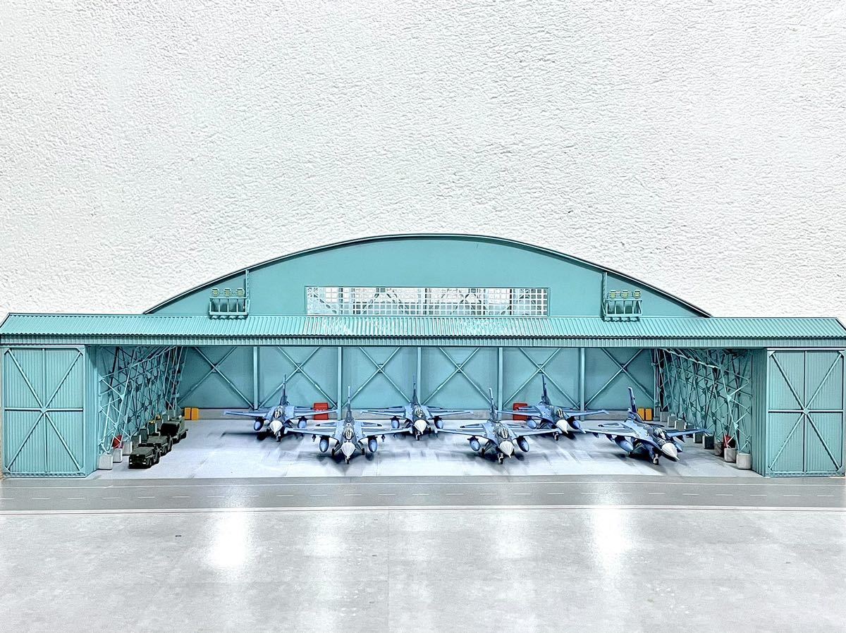 1/144 格納庫 航空自衛隊 ジオラマ ストラクチャー 匿名配送 送料無料