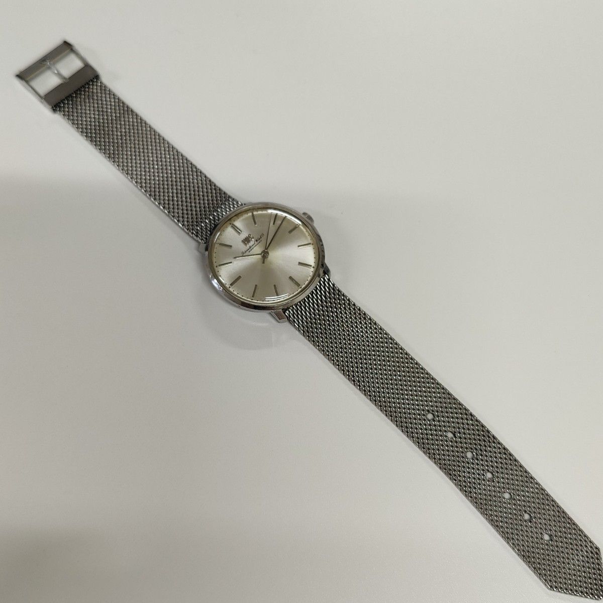 IWC オールドインター ヴィンテージ 純正ブレス シルバーダイアル Cal