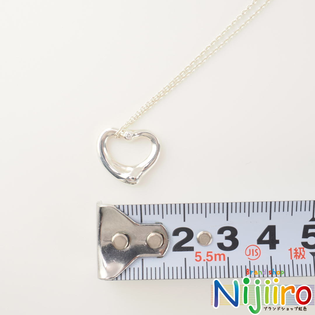 極美品】ティファニー TIFFANY & Co. オープンハート ネックレス