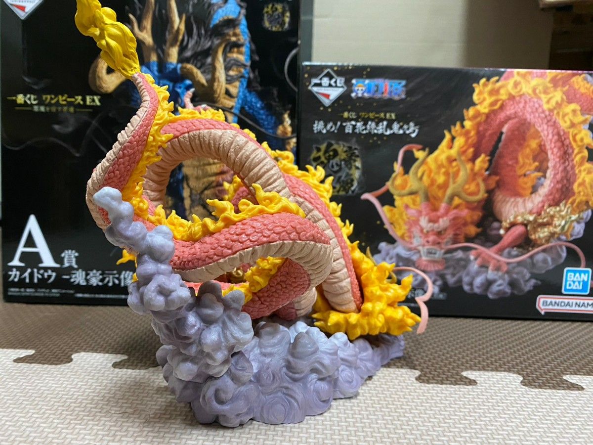 一番くじ ワンピース カイドウ モモの助 龍フィギュアセット