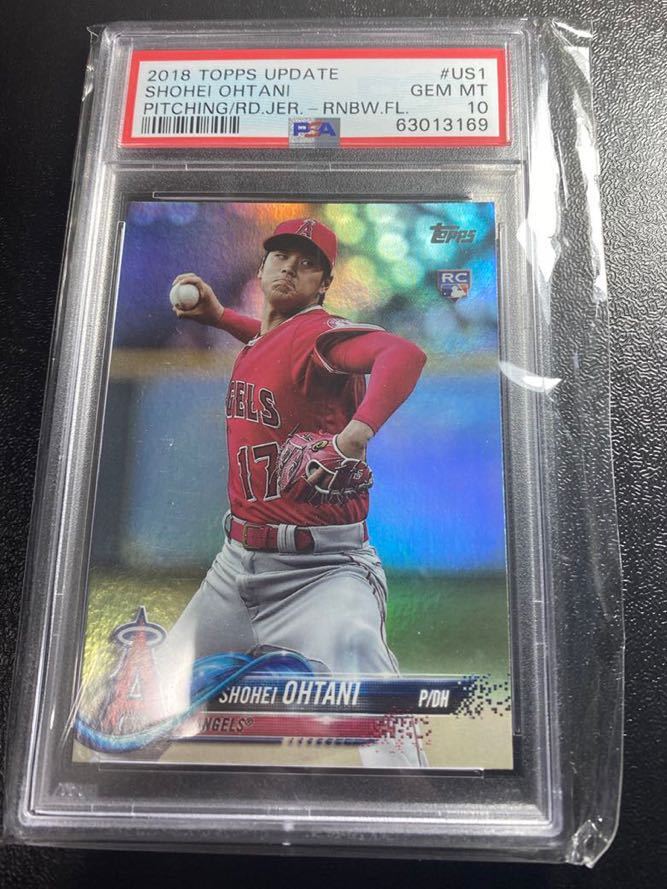 foil版！PSA!大谷翔平 Topps Update  rainbow foil ルーキー