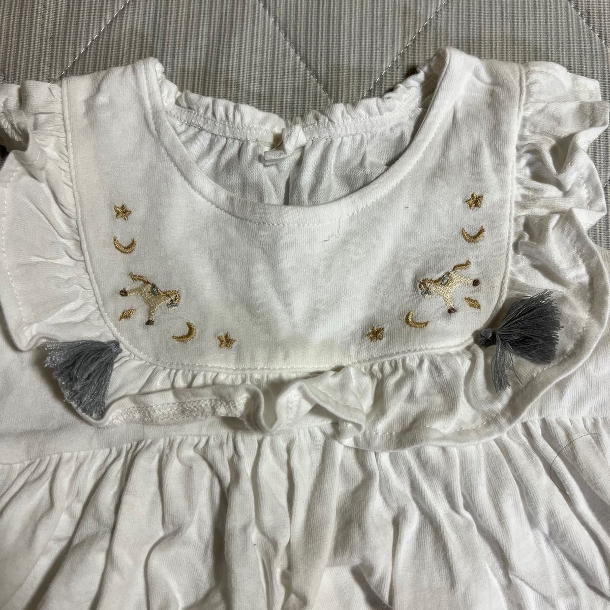 バースデイ コトリ cottoli ワンピース ワンピ 女の子 姉妹 お揃い 木馬 刺繍