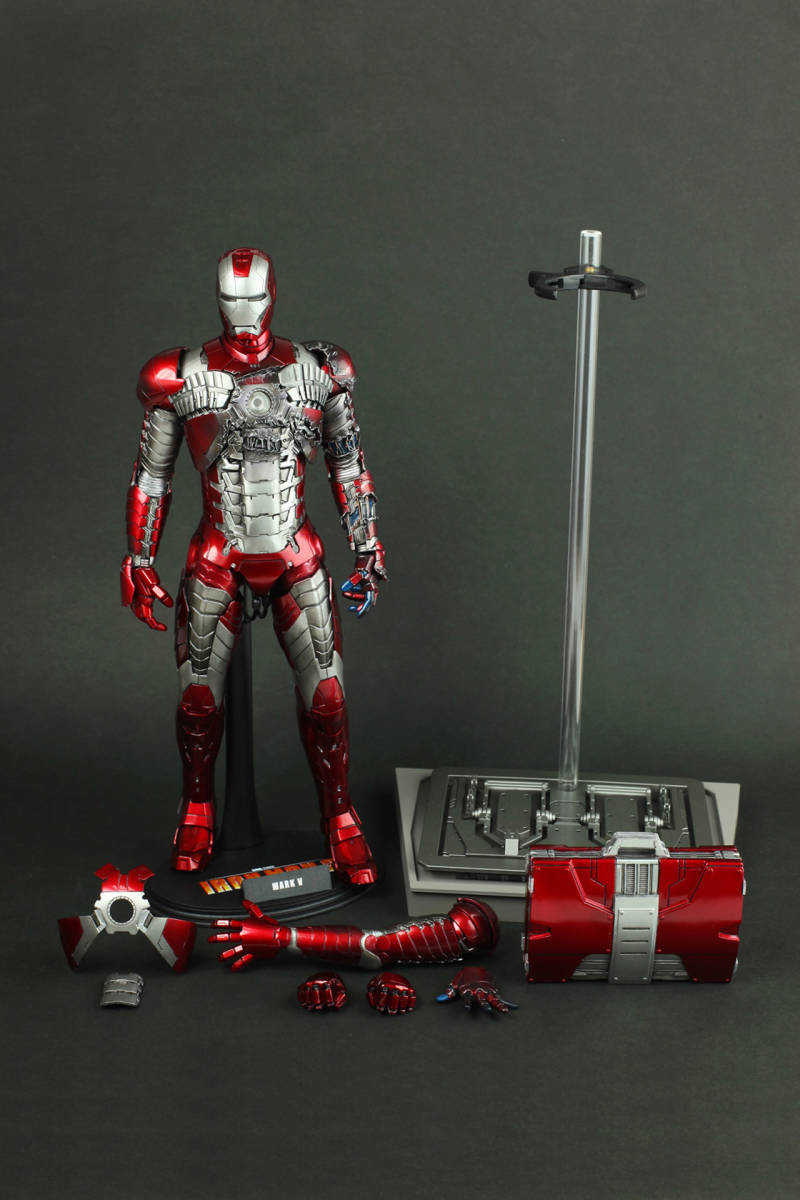  hot игрушки Movie master-piece *1/6* MMS145*IRON MAN2*MARK Ⅴ