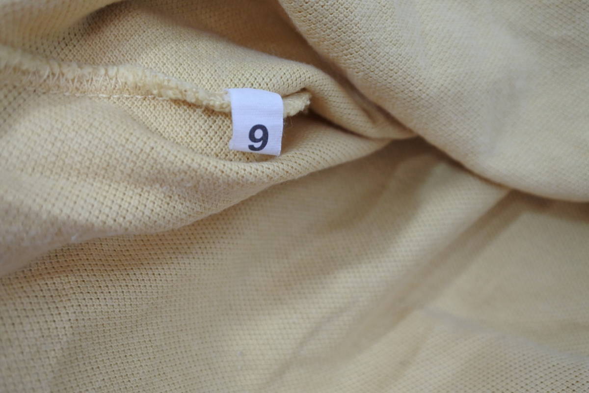 【KSD/Io/A/93】トラサルディゴルフ用半袖ポロシャツ・イタリア製サイズLサイズ　コットン１００％素材 ユースド_画像8