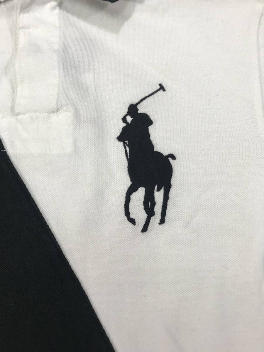  новый товар 12073 S размер рубашка-поло polo Polo Ralph Lauren Rugger олень. . хлопок ralph lauren короткий рукав большой po колено регби чёрный белый 