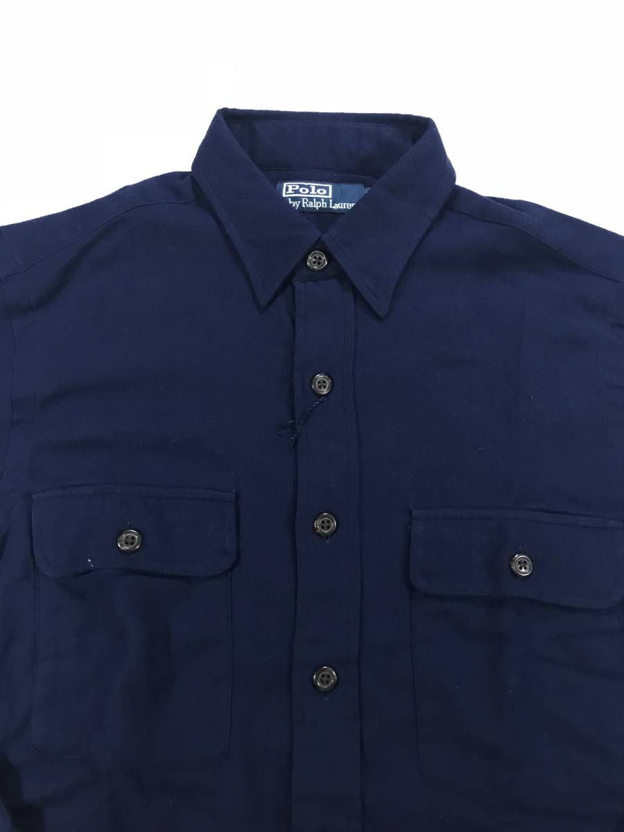 новый товар 12550 M размер рубашка с длинным рукавом polo ralph lauren Polo Ralph Lauren хлопок темно-синий NAVY