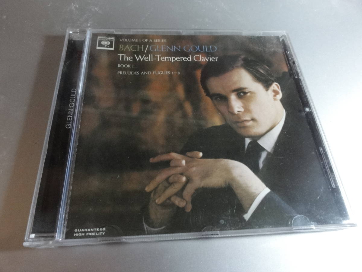 GLENN GOULD 　　グレン・グールド　　 THE WELL-TEMPERED CLAVIER BOOK1 PRELUDES AND FUGUES 1~8 BACH_画像1