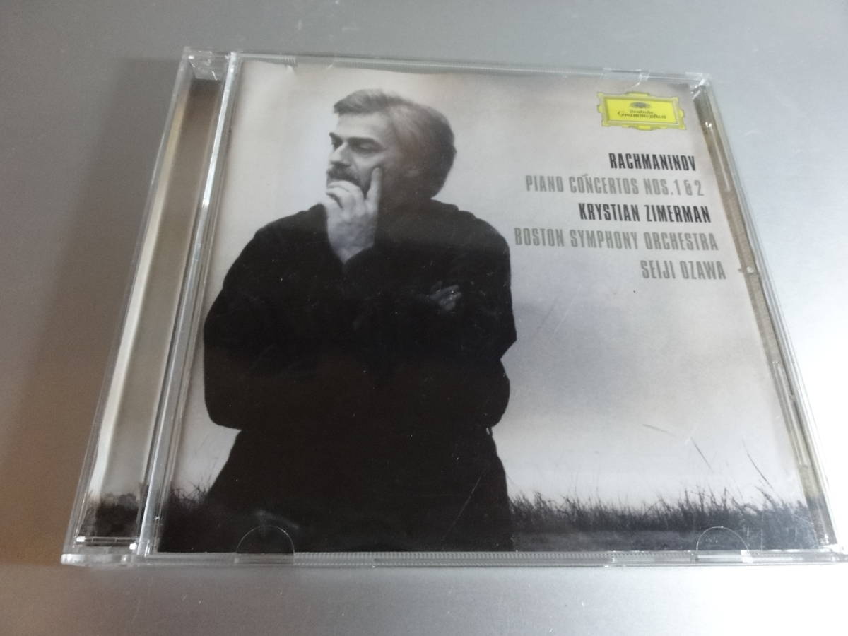  RACHMANINOV PIANO CONCEEEERTOS NOS.1&2KRYSTIAN ZIMERMAN ラフマニノフ　ツィマーマン SEIJI OZAWA BOSTON SYMPHONY ORCHESTRA