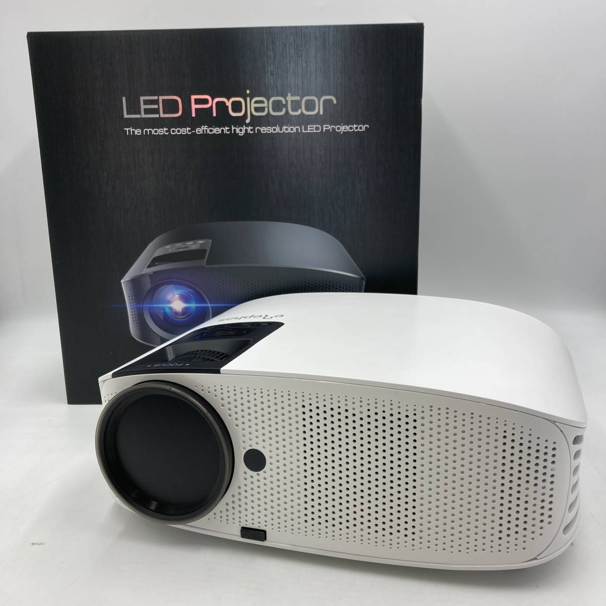 【未検品通電確認済み】LED Projector プロジェクター 高画質 PSE認証/Y6570-W_画像2