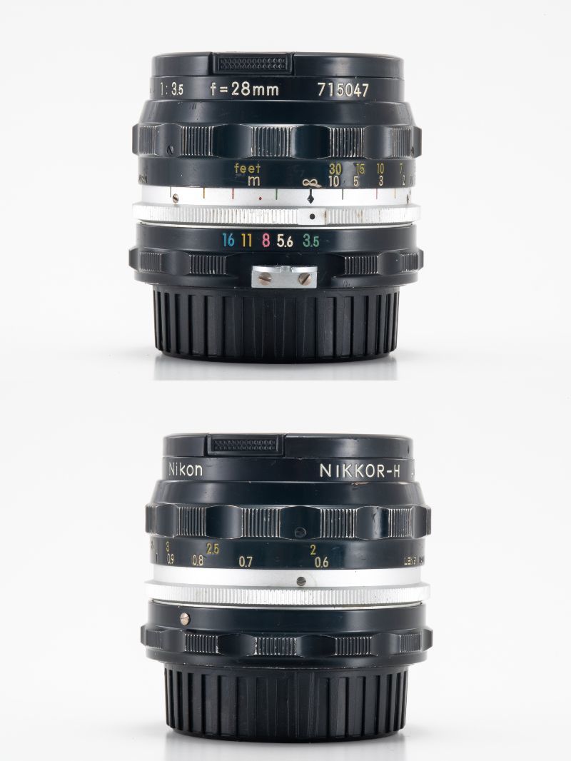 110 NIKON NIKOMAT EL 35mmフィルムカメラ/Non-Ai Nikkor-H Auto 28mm