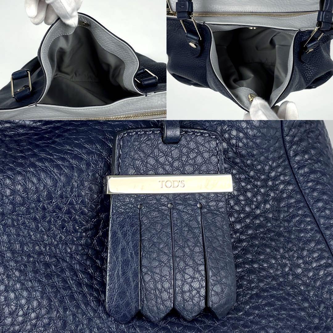 極美品】TOD'S トッズ フラワーバッグ トートバッグ 肩掛け ワン