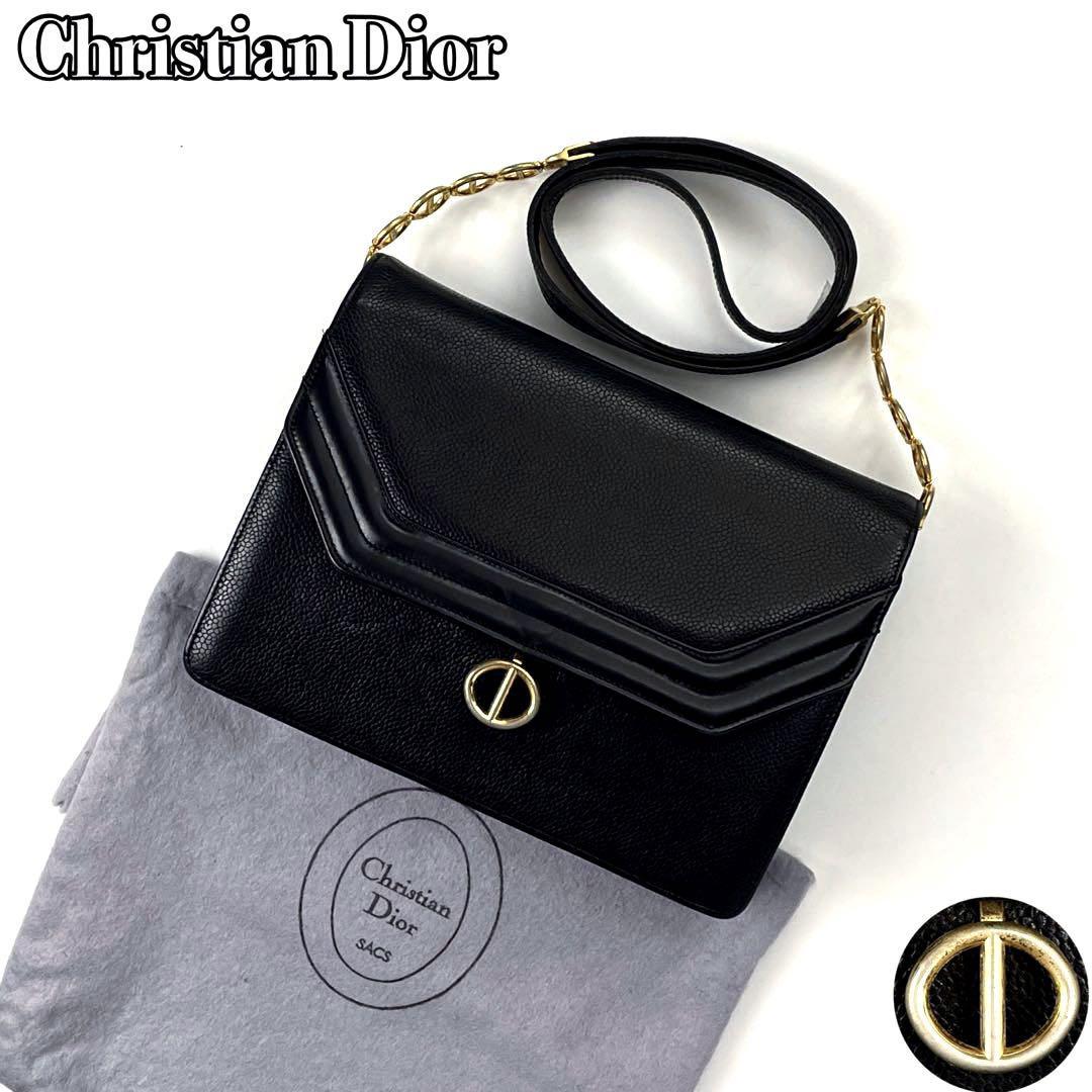 Dior ディオール ショルダーバッグ チェーンショルダー CD ゴールド金具-