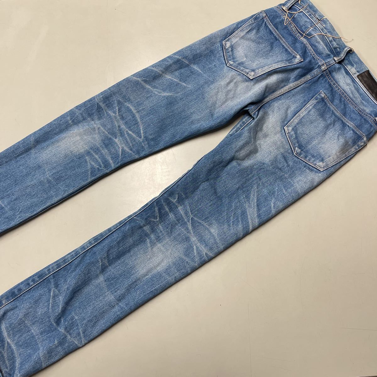 KURO クロ デニム ジーンズ パンツ 28インチ メンズ セルビッジ 赤耳 日本製 MADE IN JAPAN ボトム Oikawa Denim オイカワデニム ライト_画像7