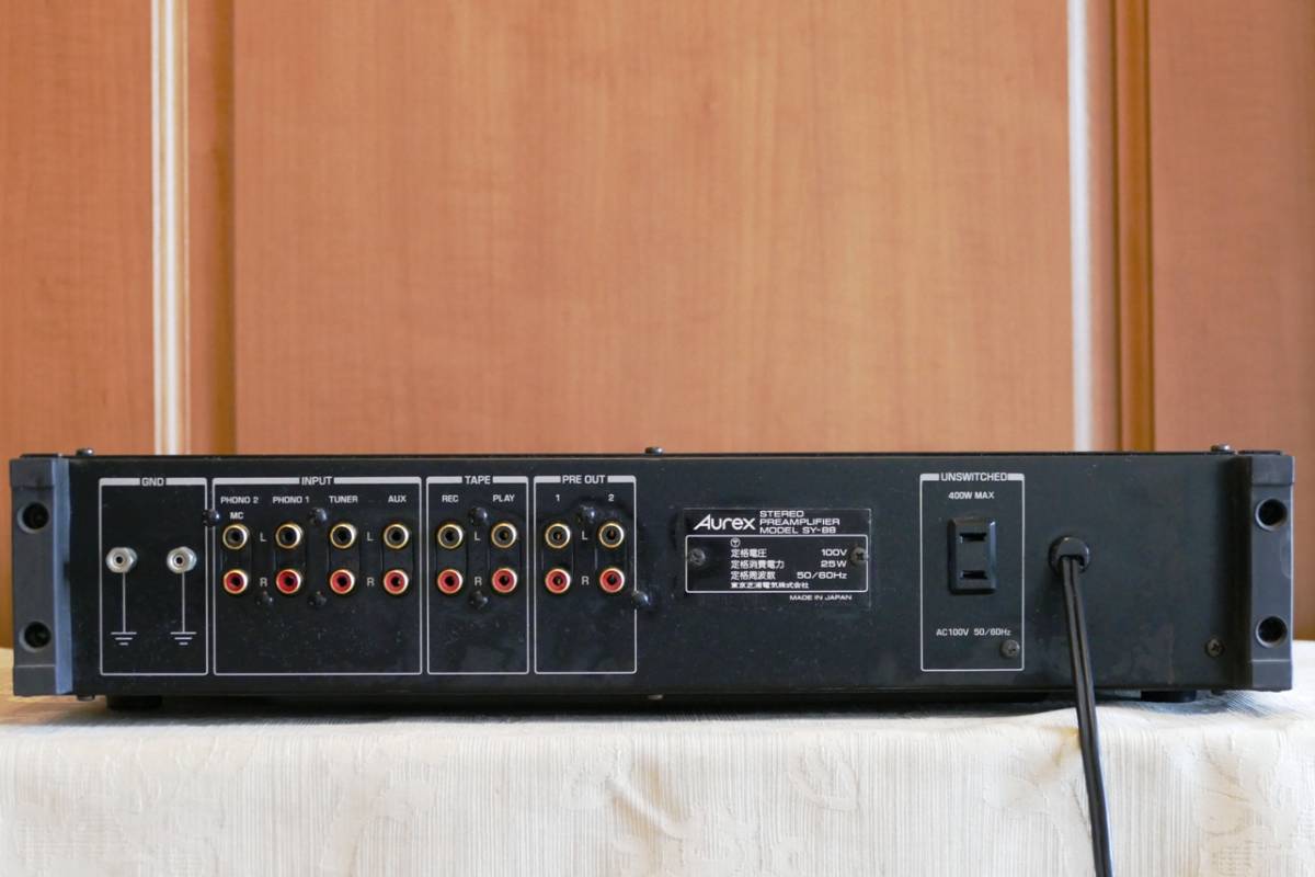 オーレックス SY-88 プリアンプ コントロールアンプ 整備済完動品