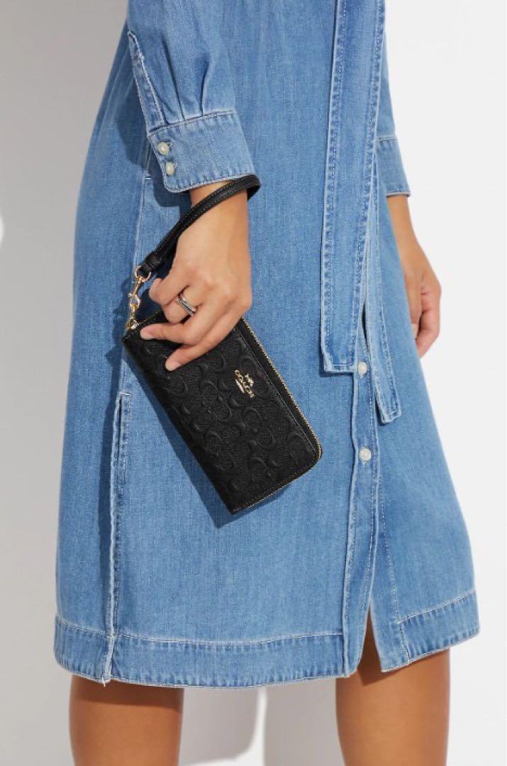 COACH コーチ シグネチャー チャームロングウォレット ギフトセット 長財布